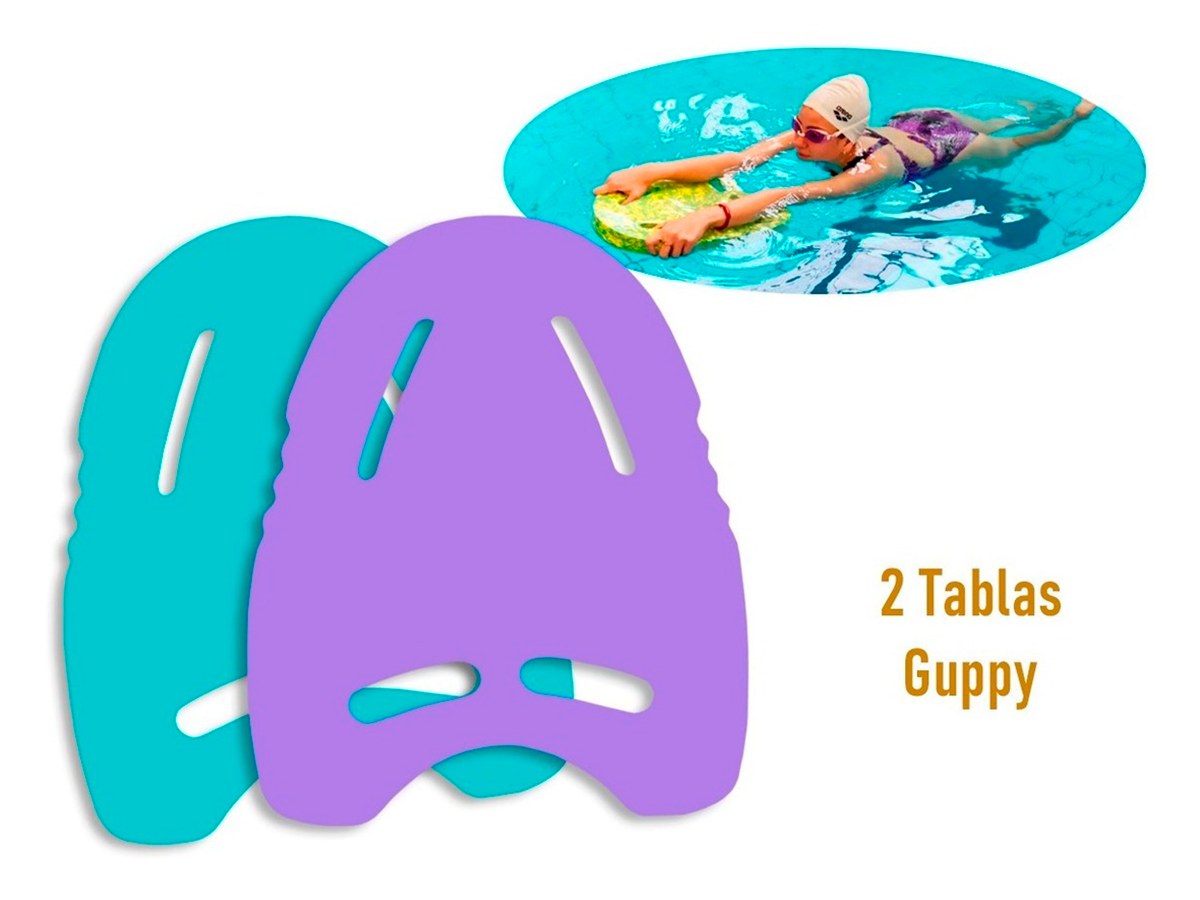 2 Tablas Guppy apoyo para Natación Kickboard