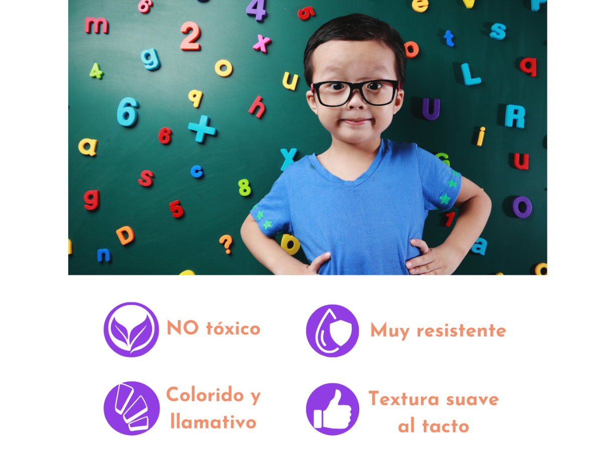 Bote ABC Educativo Eva Fomi 390 Piezas