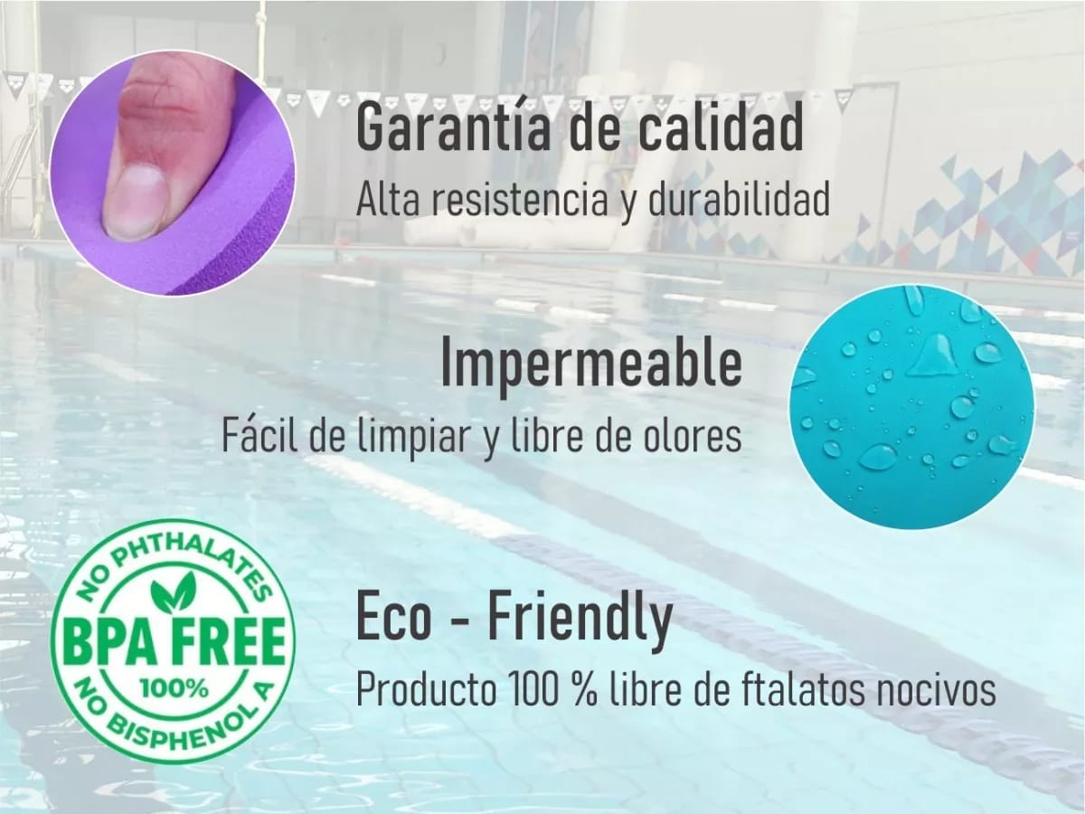 4 Tablas Arlequín apoyo Natación y Aquafitness Kickboard