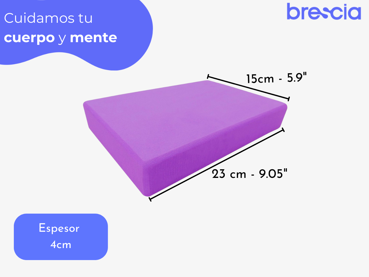 Bloque Yoga Brick Slim Ejercicio y Meditación