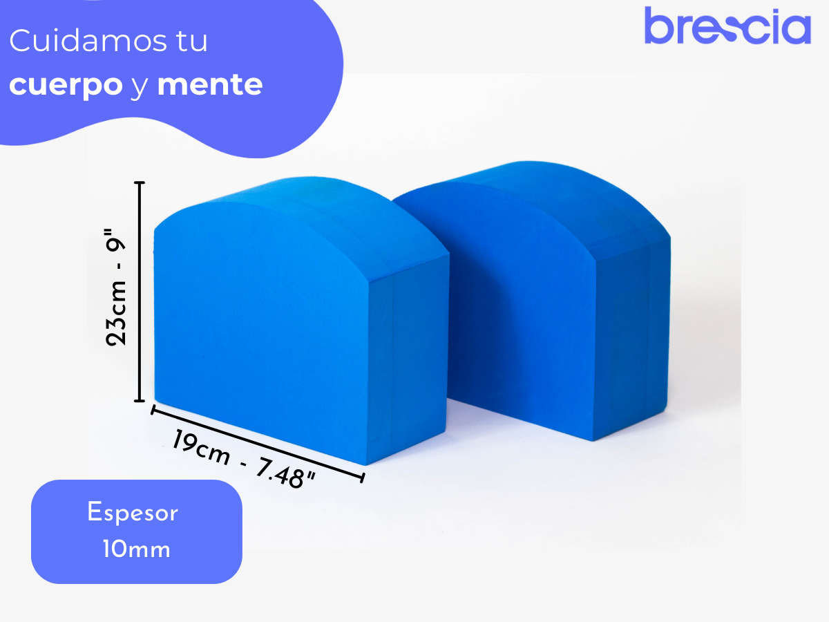 2 pzas Bloque Oasis para Yoga Y Ejercicio