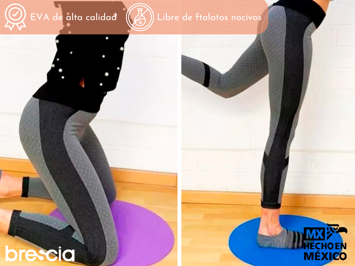 Tapete Circular Tiny para Yoga, Fitness y Ejercicio