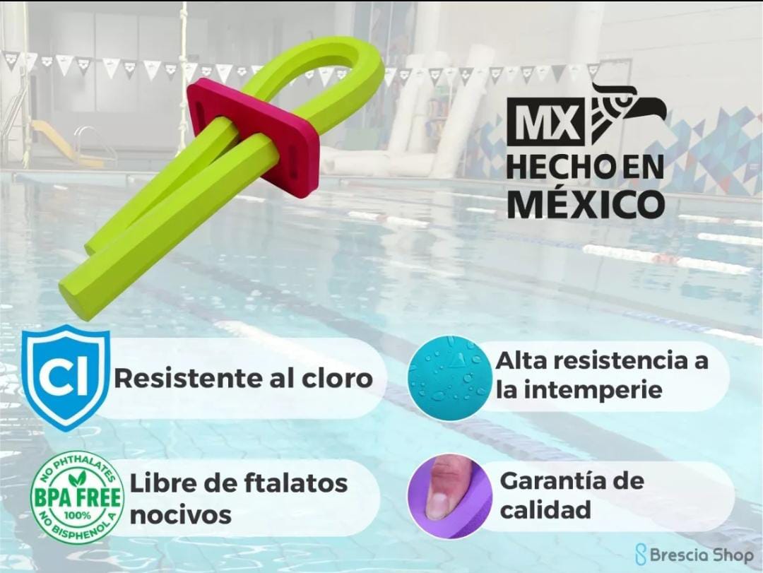Popote y Conector Apoyo Para Aprender a Nadar