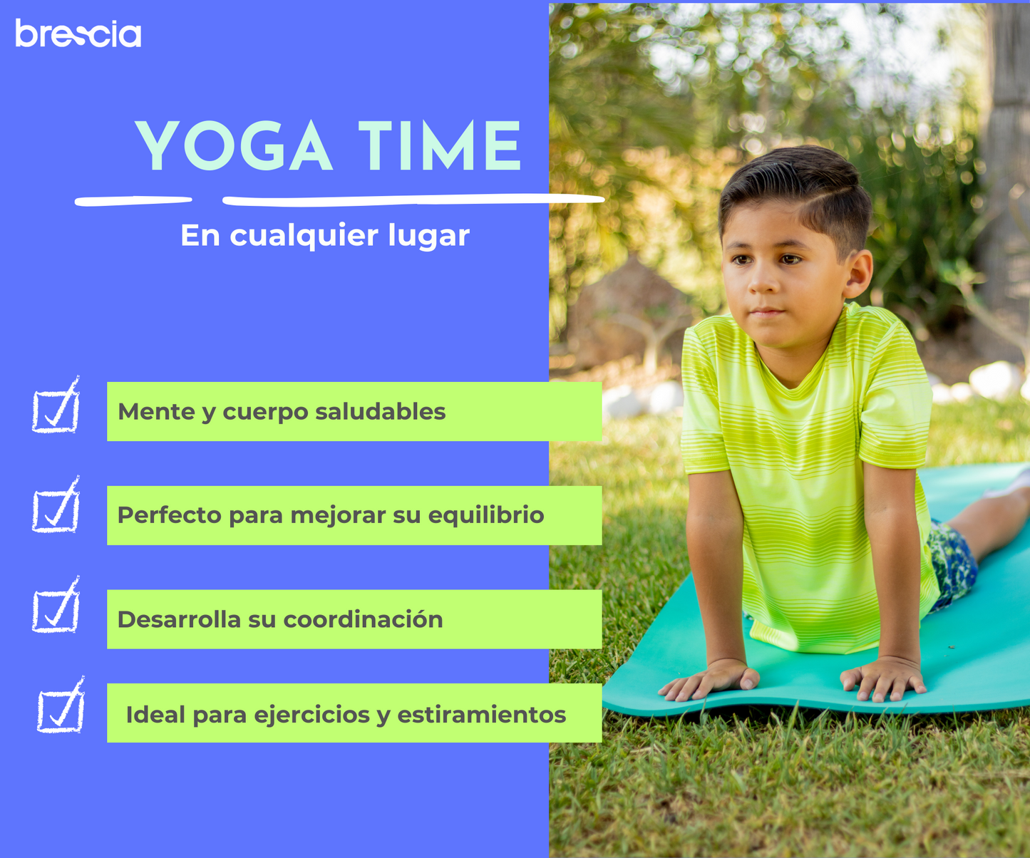 Mat para Yoga Junior 6mm