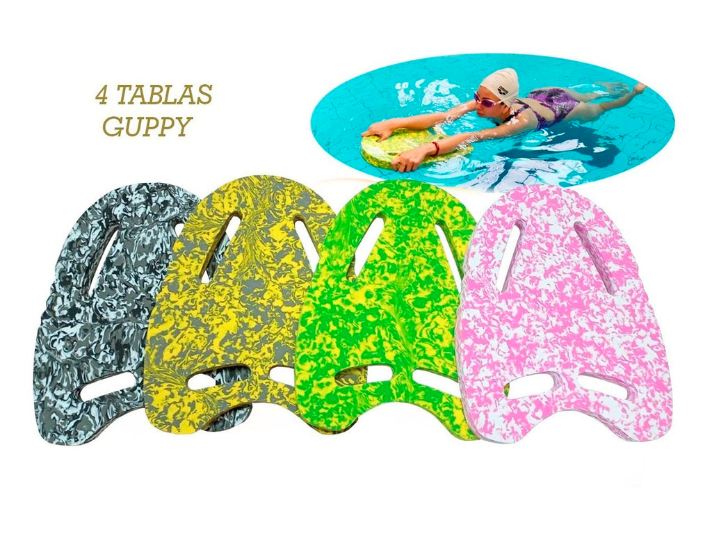 4 Tablas Guppy Marmoleadas