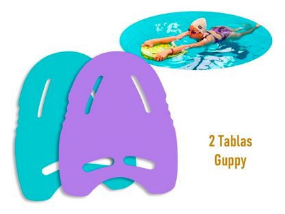 2 Tablas Guppy apoyo para Natación Kickboard