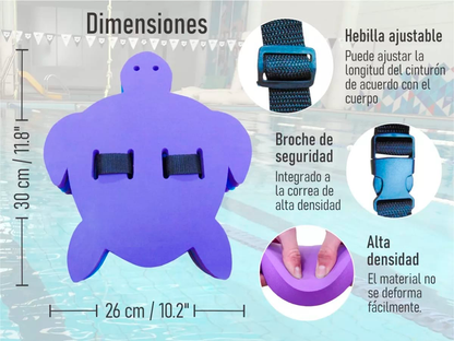 Cinturón Tortuga para Niños Apoyo Natación