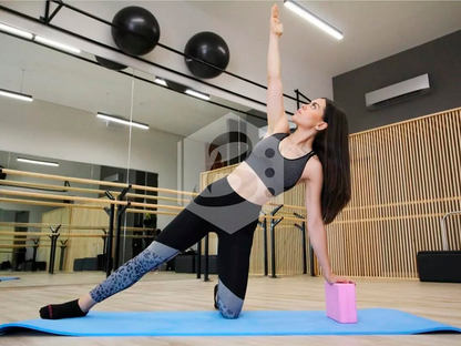 1 Tapete Yoga Mat y 2 Bloque para Meditación y Ejercicio
