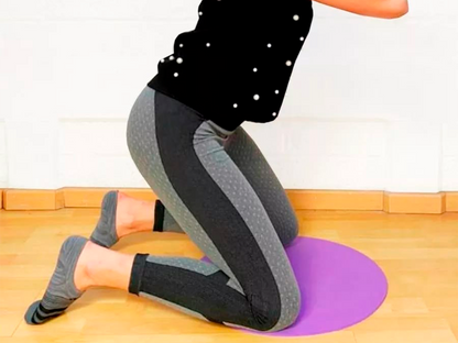 Tapete Circular Tiny para Yoga, Fitness y Ejercicio