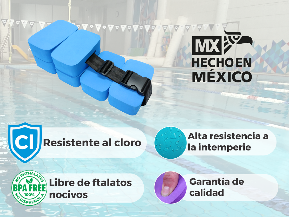 Bloques De Eva Con Cinturón Ajustable Apoyo Para Natación