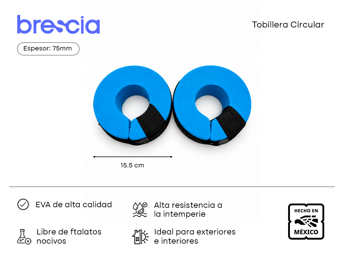 Tobilleras de Flotación para Ejercicio Acuático - Circular
